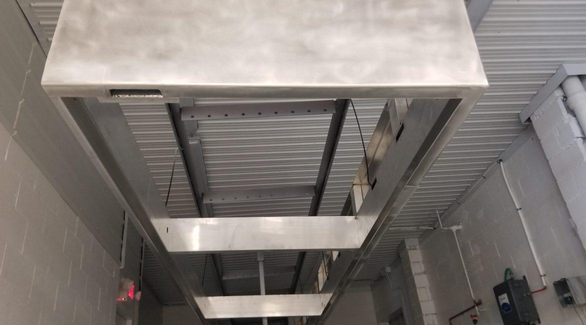 Canopy Hanging on Powder Coat Rack